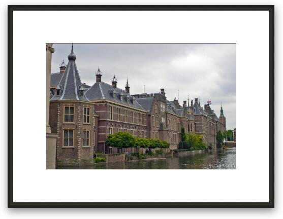Dutch Parliament buildings (Het Binnenhof) Framed Fine Art Print
