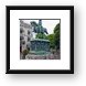 Statue at the palace Framed Print