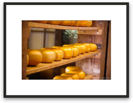 Lots of Dutch cheese Framed Fine Art Print