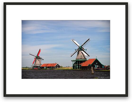 Windmills Framed Fine Art Print