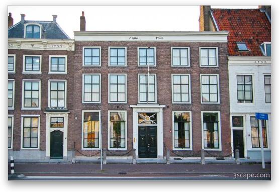 18th century buildings Fine Art Print