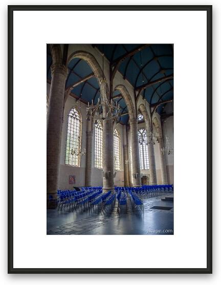 Inside Nieuwe Kerk Framed Fine Art Print
