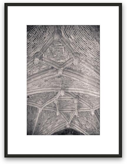 Ceiling of the Kloosterkerk Framed Fine Art Print