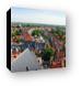 View of Middelburg from the tower Canvas Print