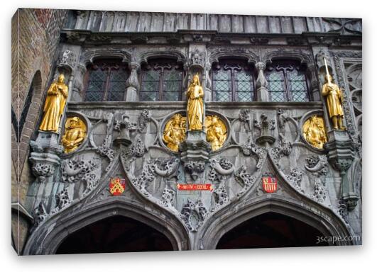 Entrance to Basilica of the Holy Blood Fine Art Canvas Print