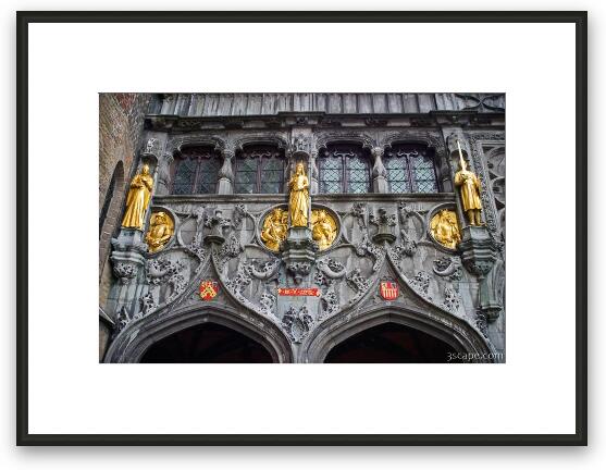 Entrance to Basilica of the Holy Blood Framed Fine Art Print