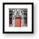Door of the Gothic Hall Framed Print