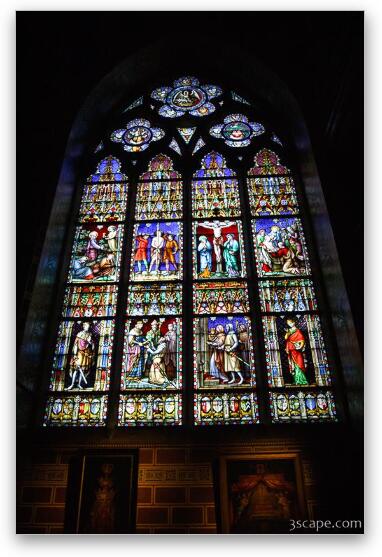 Stained glass - Basilica of the Holy Blood Fine Art Print