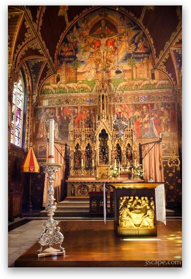 Altar - Basilica of the Holy Blood Fine Art Metal Print