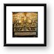 Mantle of the huge fireplace in the town hall (Stadhuis) Framed Print