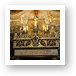 Mantle of the huge fireplace in the town hall (Stadhuis) Art Print