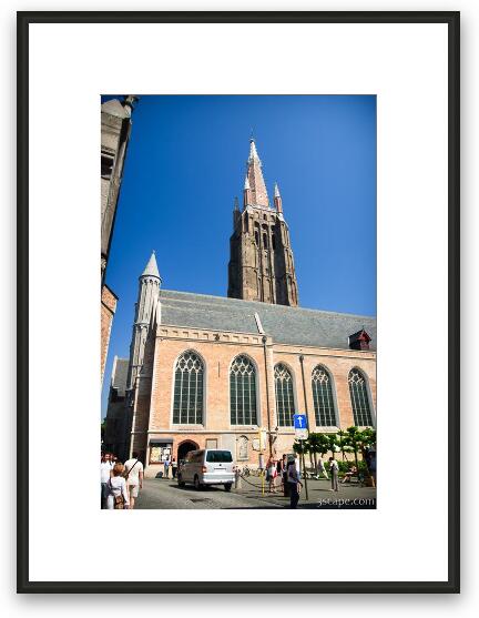 Church of Our Lady - Onze-Lieve-Vrouwekerk Framed Fine Art Print