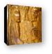 Carved wooden religious figures Canvas Print