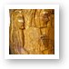 Carved wooden religious figures Art Print