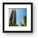 Courtyard and bell tower of the Church of Our Lady Framed Print