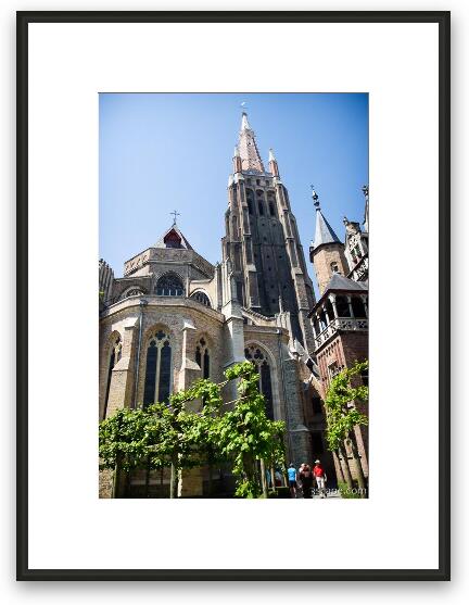 Tower of the Church of Our Lady Framed Fine Art Print
