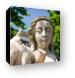 Statue with missing hand and head Canvas Print