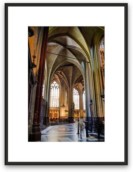 St. Saviours Cathedral (Sint Salvatorskathedraal) Framed Fine Art Print