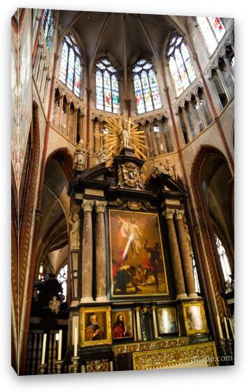 St. Saviours Cathedral (Sint Salvatorskathedraal) Fine Art Canvas Print
