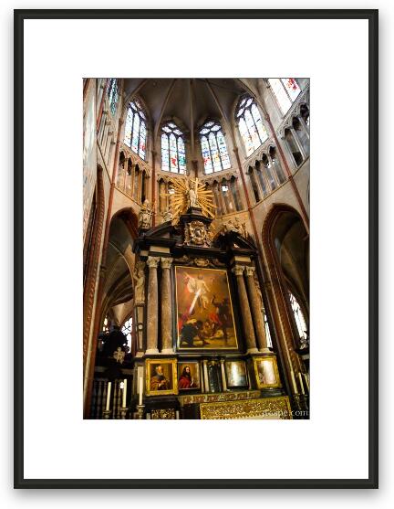 St. Saviours Cathedral (Sint Salvatorskathedraal) Framed Fine Art Print