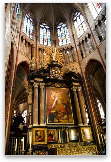 St. Saviours Cathedral (Sint Salvatorskathedraal) Fine Art Metal Print