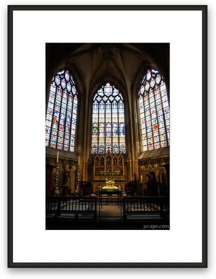 One of many vestibules around the Cathedral Framed Fine Art Print