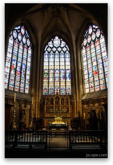 One of many vestibules around the Cathedral Fine Art Metal Print