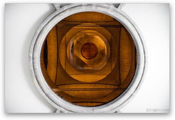 Open view up into the bell tower Fine Art Metal Print