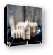 Model of the Cathedral showing different stages of additions Canvas Print