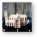 Model of the Cathedral showing different stages of additions Metal Print