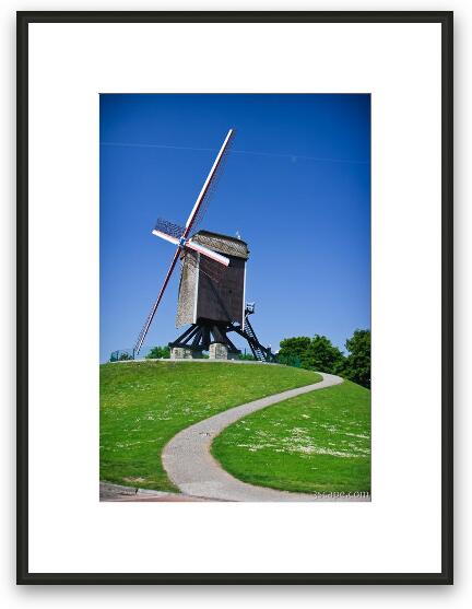 Windmill Framed Fine Art Print