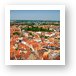 View of Brugge from the belfry Art Print