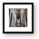 Towering groined ceiling in St Bavo Cathedral Framed Print