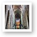 Towering groined ceiling in St Bavo Cathedral Art Print