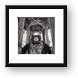 Ornately crafted wood and marble pulpit Framed Print