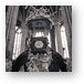Ornately crafted wood and marble pulpit Metal Print