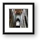 Towering arch ceiling in St Bavo Cathedral Framed Print