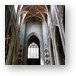 Towering arch ceiling in St Bavo Cathedral Metal Print