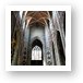 Towering arch ceiling in St Bavo Cathedral Art Print