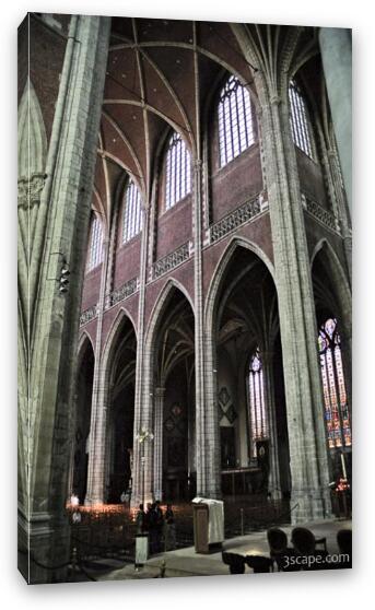 Massive columns, which this photo does not give justice Fine Art Canvas Print