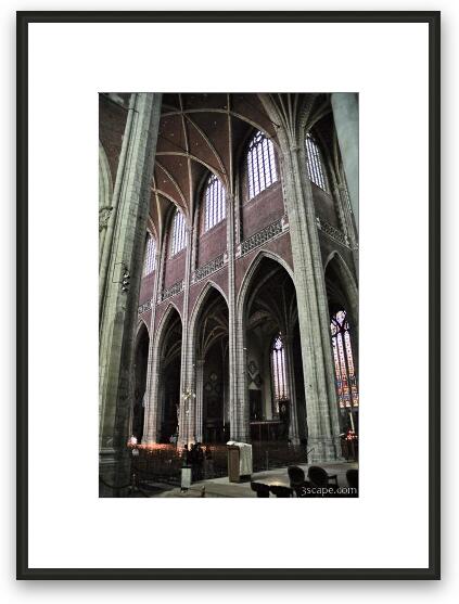 Massive columns, which this photo does not give justice Framed Fine Art Print