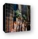 Candles lit for the Virgin Mary Canvas Print