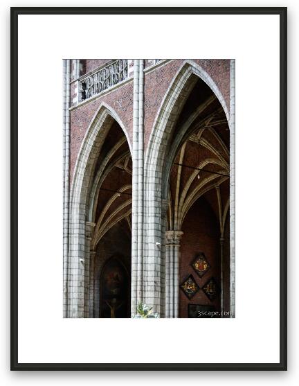 Arches of the Cathedral Framed Fine Art Print