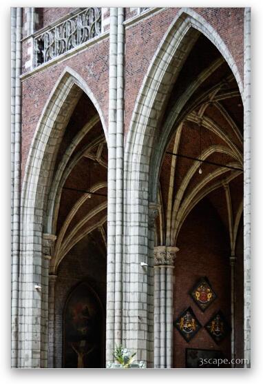 Arches of the Cathedral Fine Art Metal Print