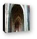 Groined ceiling of the Cathedral Canvas Print