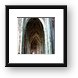 Groined ceiling of the Cathedral Framed Print