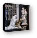 Statues on the altar Canvas Print