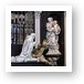 Statues on the altar Art Print