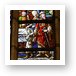 Stained glass Art Print