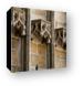 Detailed sconces outside the Cathedral Canvas Print